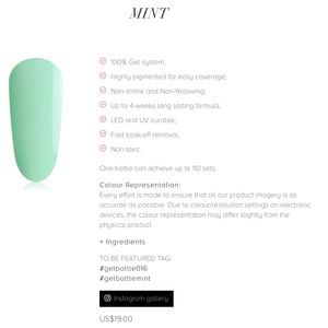 The Gel Bottle Mint